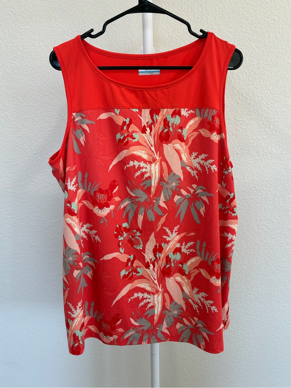 Columbia Chill River Tank Bright Poppy Magnolia 1X